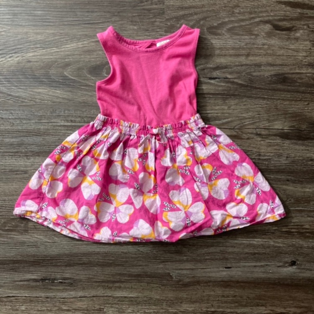 Cat & Jack Pink and Flower Dress